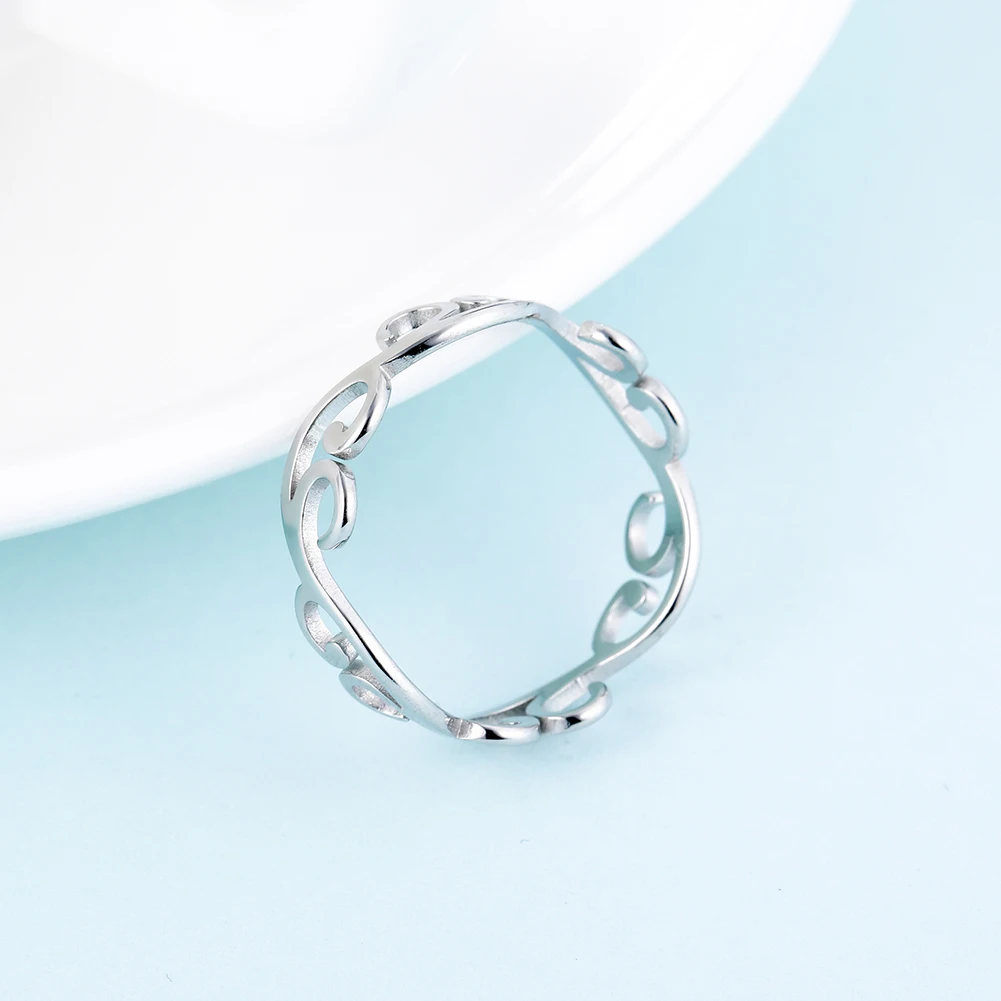 Vintage Filigree Flower Ring in Stainless Steel 3 Vintage Filigree Flower Ring in Stainless Steel - Image 3