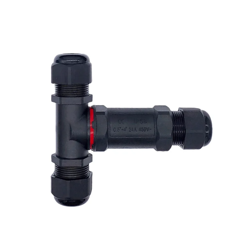 IP68 Waterproof T-Branch Connector, 2-5 Pin 3 IP68 Waterproof T-Branch Connector, 2-5 Pin - Image 3