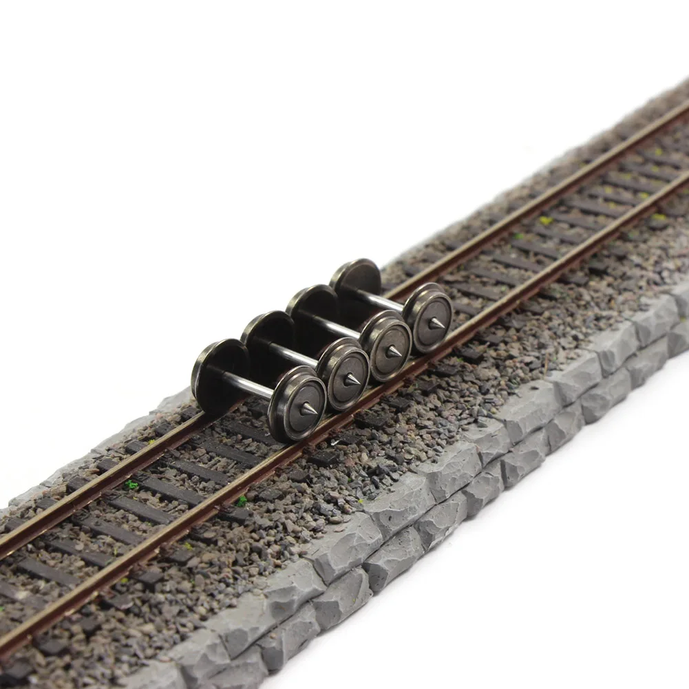 High-Quality HO Scale Metal Wheelsets (12 pcs) 4 High-Quality HO Scale Metal Wheelsets (12 pcs) - Image 4