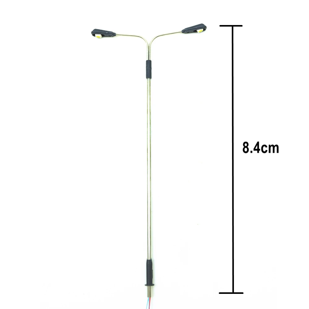 Vintage Copper Model Lampposts Set for Miniature Scenes 8 Vintage Copper Model Lampposts Set for Miniature Scenes - Image 8