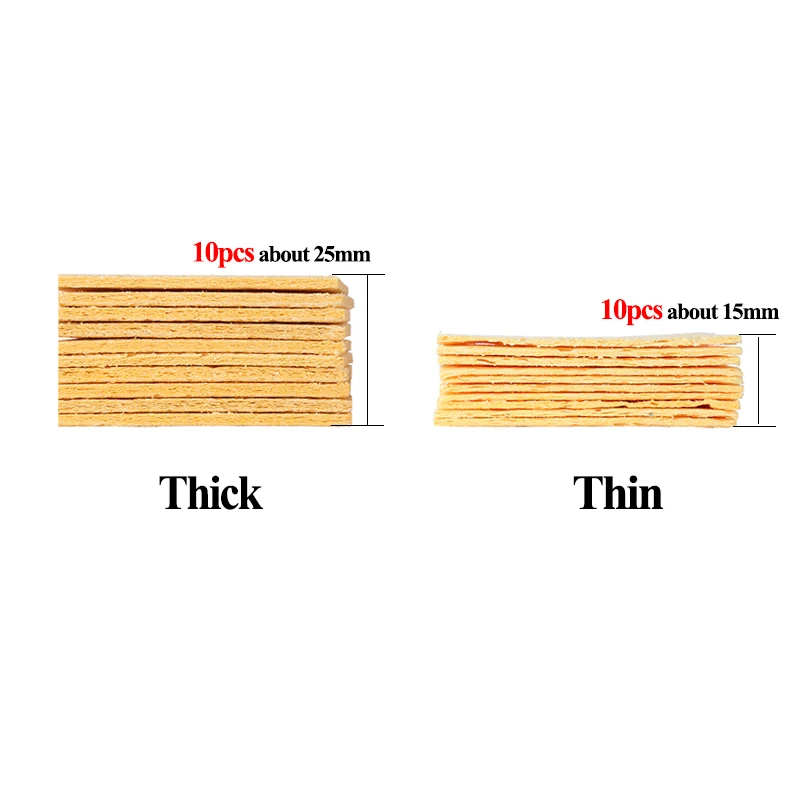 Soldering Iron Cleaning Sponge Set 10 pcs 3 Soldering Iron Cleaning Sponge Set 10 pcs - Image 3