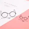 Stylish Alloy Round Doll Glasses for 1/6 Dolls