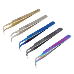 VETUS MCS-15 Iridescent Curved Precision Tweezers 15 H2a1eeb723773459cbc0f31545856db56B