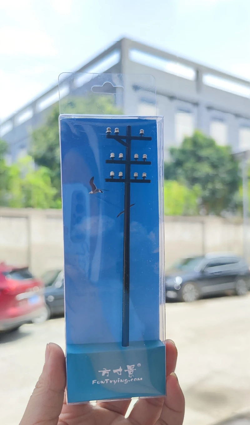 Miniature Utility Poles for Dioramas and Models 4 Miniature Utility Poles for Dioramas and Models - Image 4