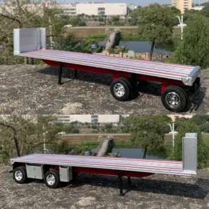 1/32 Scale Diecast Truck Model with Striped Flatbed 11 H2b3d00076bfc44c9bbfe3f1e285a4f2ec