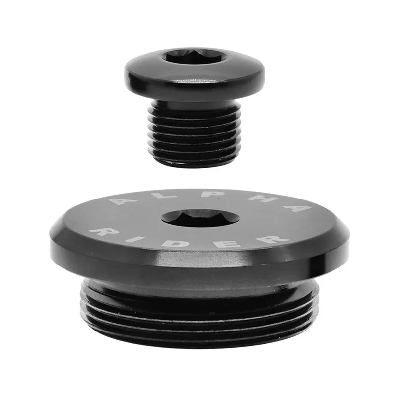 Black Anodized Aluminum Engine Plug Cover Set 4 Black Anodized Aluminum Engine Plug Cover Set - Image 4