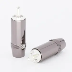 Silver Plated RCA Connectors - Set of 4 7 H2c38f53b7f374eafa49b6b136fa61fe57