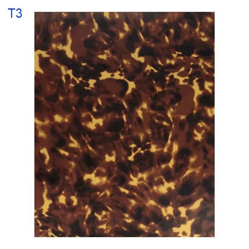 Tortoise Pattern Acrylic Guitar Pickguard Sheet 3 Tortoise Pattern Acrylic Guitar Pickguard Sheet - Image 3