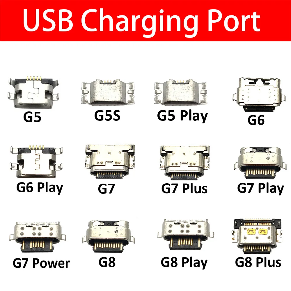 Motorola Micro USB Charging Port Connectors Set 2 Motorola Micro USB Charging Port Connectors Set - Image 2