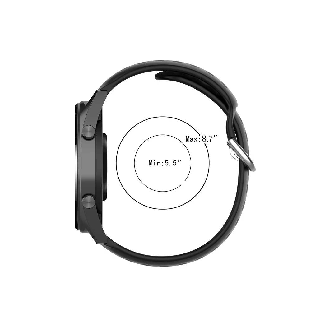 18mm Sport Silicone Watch Strap for Xiaomi, Fossil, Huawei 2 18mm Sport Silicone Watch Strap for Xiaomi, Fossil, Huawei - Image 2