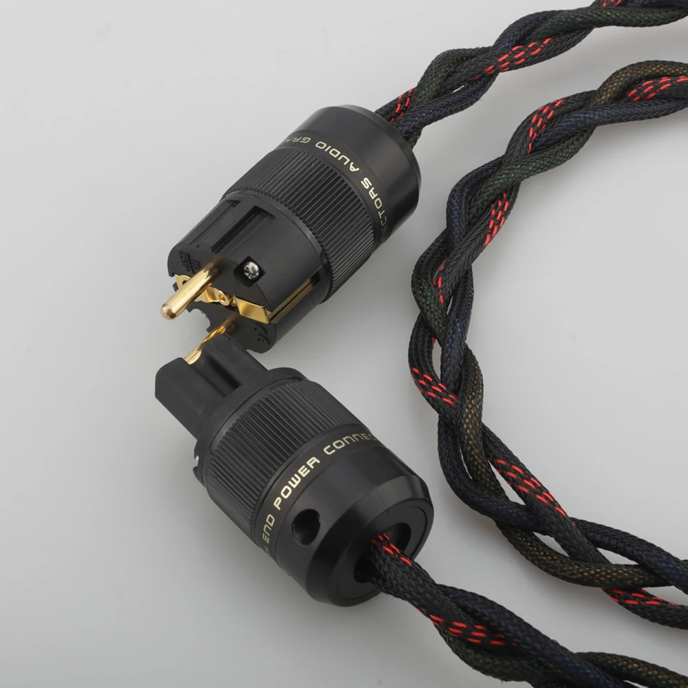 High-Quality 3Cores OFC Braided Power Cord 1.5mm 4 High-Quality 3Cores OFC Braided Power Cord 1.5mm - Image 4