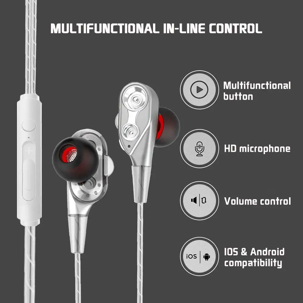 Vibrant Wired Earphones with 10mm Drivers 3 Vibrant Wired Earphones with 10mm Drivers - Image 3