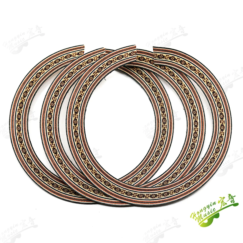 Ukulele Sound Hole Circle with Abalone Mosaic 6 Ukulele Sound Hole Circle with Abalone Mosaic - Image 6