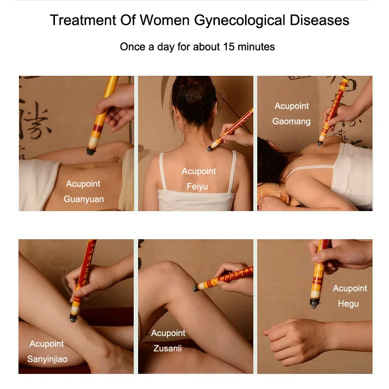 SHARE HO 60:1 Long Gold Moxa Rolls Set 6 SHARE HO 60:1 Long Gold Moxa Rolls Set - Image 6