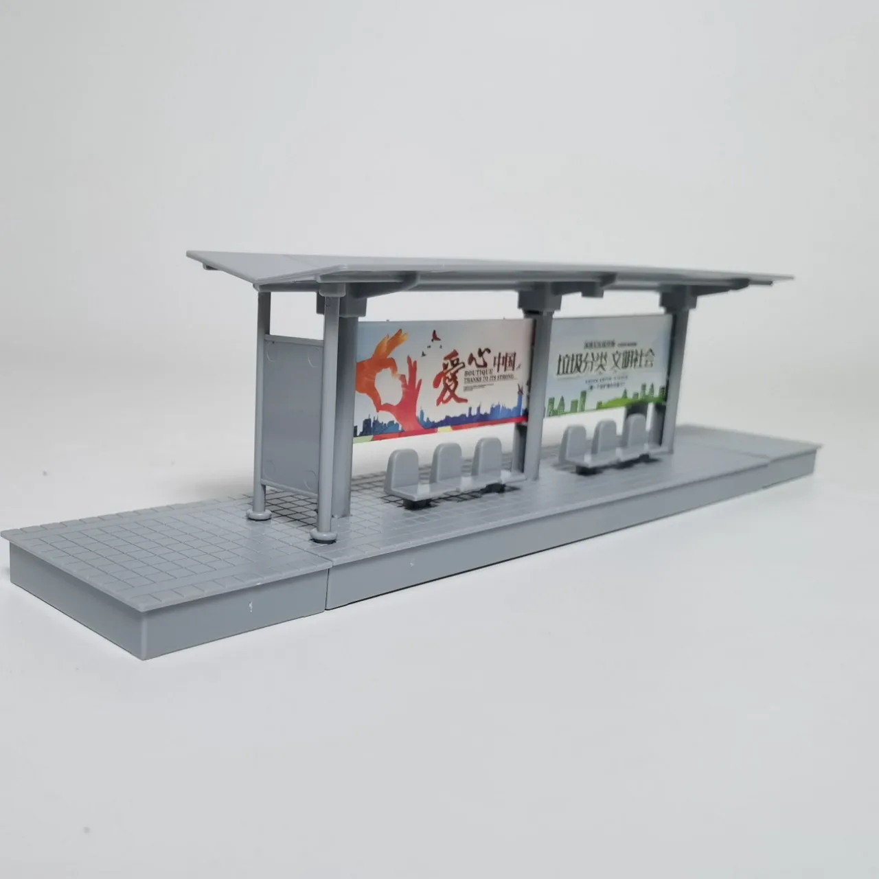 Miniature 1/64 Modern Bus Station Model 4 Miniature 1/64 Modern Bus Station Model - Image 4