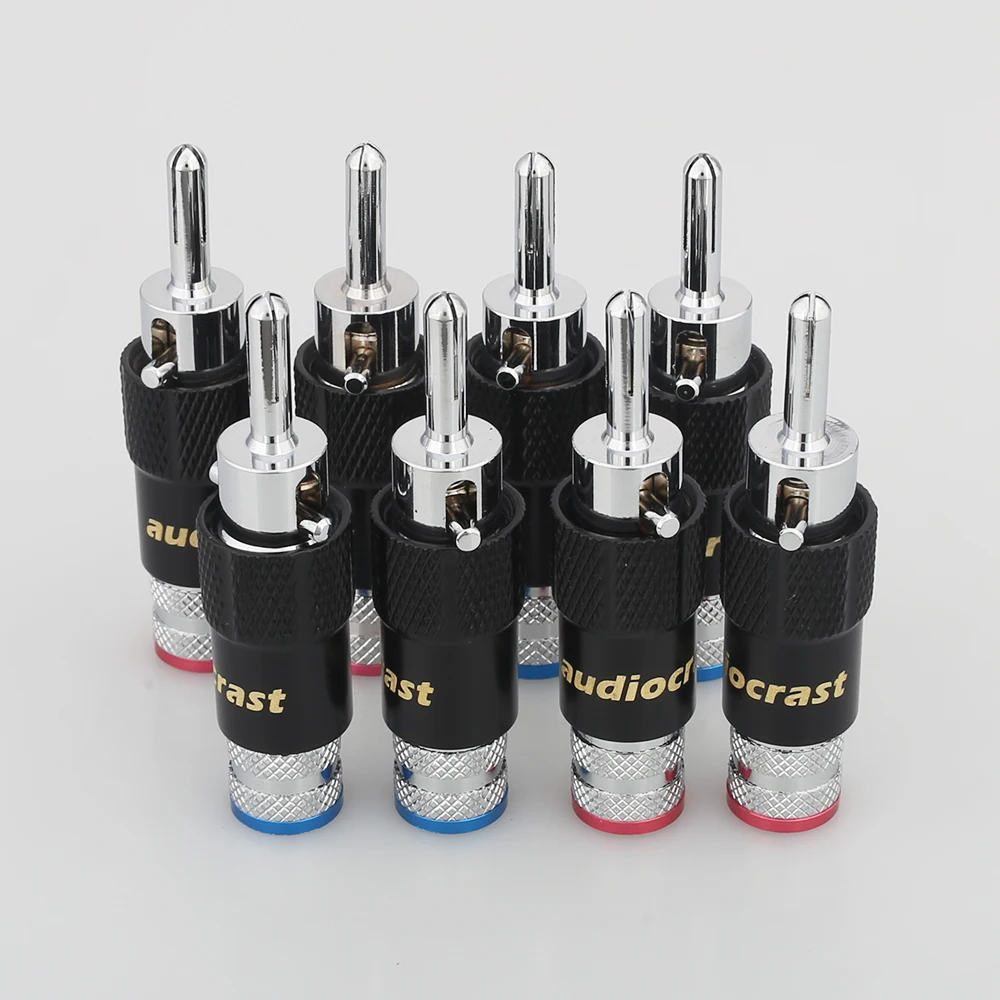 Premium Silver-Plated Banana Speaker Plugs (Set of 8) 6 Premium Silver-Plated Banana Speaker Plugs (Set of 8) - Image 6