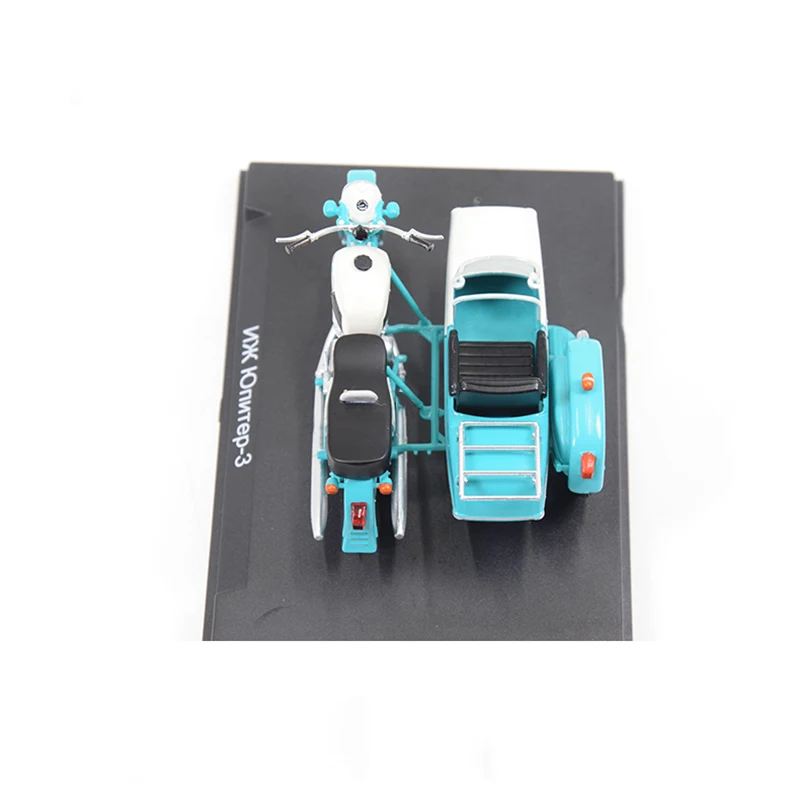 Vivid Blue Soviet Three-Wheeled Motorcycle Model 4 Vivid Blue Soviet Three-Wheeled Motorcycle Model - Image 4