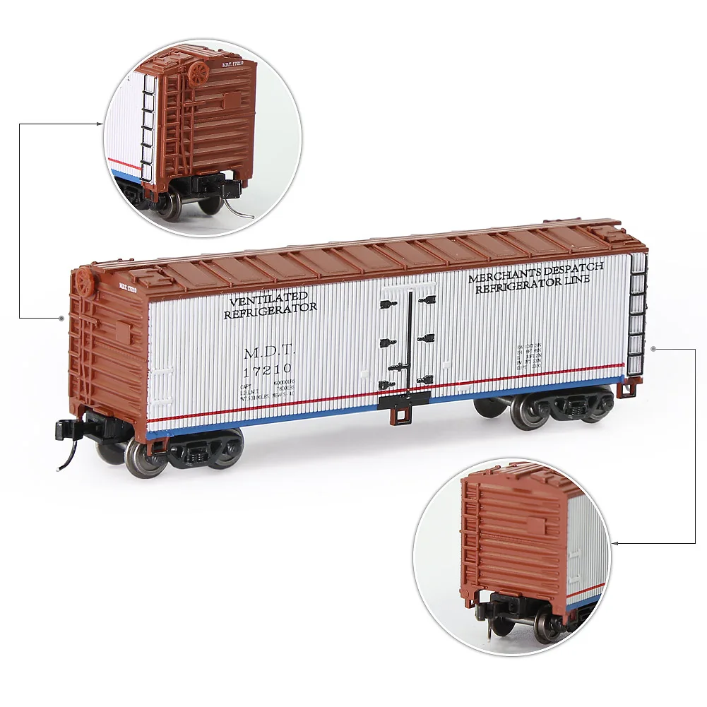 Evemodel 40ft Woodside Reefer Boxcar N Scale 4 Evemodel 40ft Woodside Reefer Boxcar N Scale - Image 4