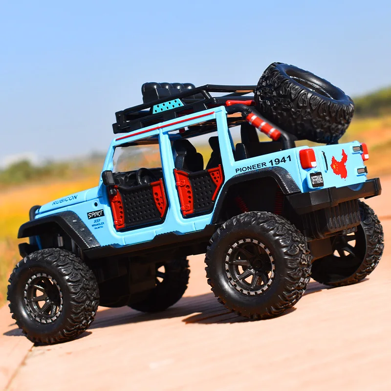 Vibrant Blue Jeep Wrangler Rubicon Model 2 Vibrant Blue Jeep Wrangler Rubicon Model - Image 2