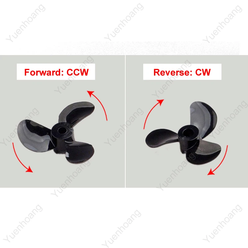RC Boat Propeller 28mm-56mm, 3-5mm Holes 3 RC Boat Propeller 28mm-56mm, 3-5mm Holes - Image 3
