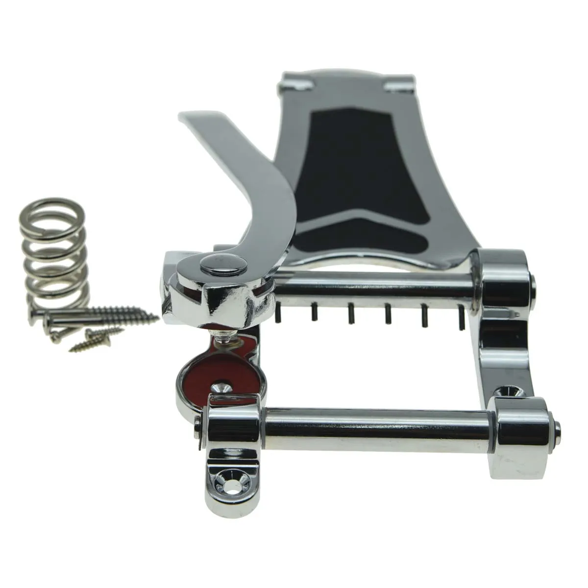 KAISH Chrome Vibrato Tremolo for Jazz Guitars 6 KAISH Chrome Vibrato Tremolo for Jazz Guitars - Image 6