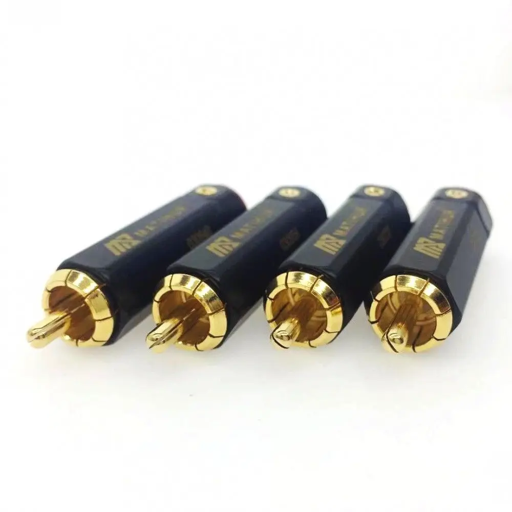 Gold RCA Connectors Set for Audio/Video Devices 3 Gold RCA Connectors Set for Audio/Video Devices - Image 3