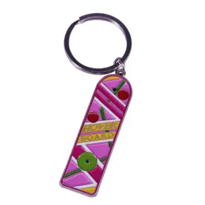 Colorful Back To The Future Hoverboard Keychain
