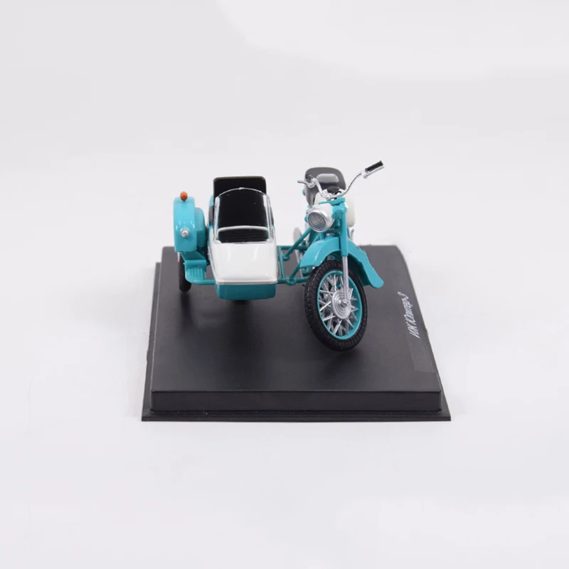 Vivid Blue Soviet Three-Wheeled Motorcycle Model 2 Vivid Blue Soviet Three-Wheeled Motorcycle Model - Image 2
