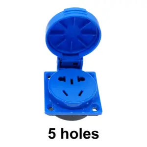 Waterproof Industrial Safety Power Socket 220-250V, 10A 12 H3affb5262bde44aab019a1a835f5300fd