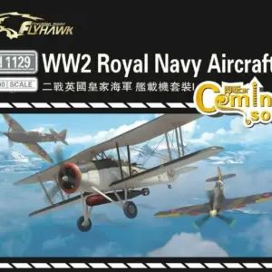WWII Royal Navy Aircraft Model 1:700 Scale