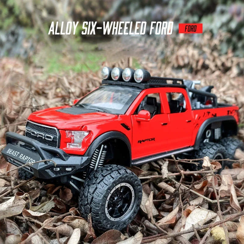 1:28 Ford Raptor F150 Alloy Diecast Model 4 1:28 Ford Raptor F150 Alloy Diecast Model - Image 4
