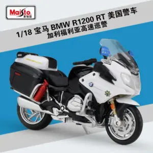 BMW R1200 RT Police Motorcycle Model 1:18 Scale 15 H3c49bf7f45e6413f9822cbc481d3929eW