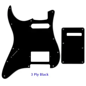 Left-Handed USA 72' Strat Pickguard with Aluminum Shield 11 H3c7155f1c21e42588837a6ebcaba7b3d0