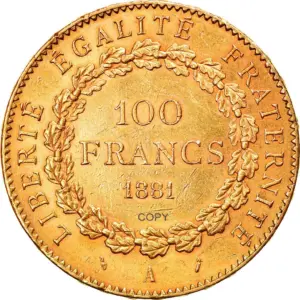 France Third Republic 1881 A Coin Replica 4 H3d653cd65390459f9b09aa423d528e913