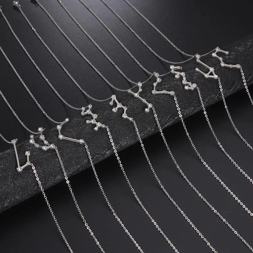 Zodiac Constellation Necklace in Stainless Steel 3 Zodiac Constellation Necklace in Stainless Steel - Image 3