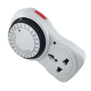 24-Hour Mechanical Timer Switch with Universal Outlet 12 H3e32700a40ec4dcbbdcee5a0f51424cbM