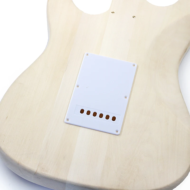 White Plastic Electric Guitar Rear Cover Plate 6 White Plastic Electric Guitar Rear Cover Plate - Image 6