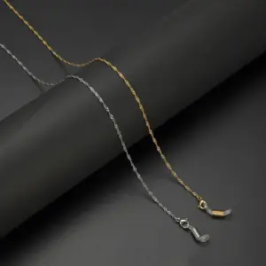 Stainless Steel Glasses Chain with Silicone Tips 12 H450981f3095041bf961927ffb73a3ae3P