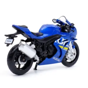 Vibrant Blue Suzuki GSX-R1000 Model 1:18 Scale 12 H454abdf896214dd7b7c97f169780f4a76