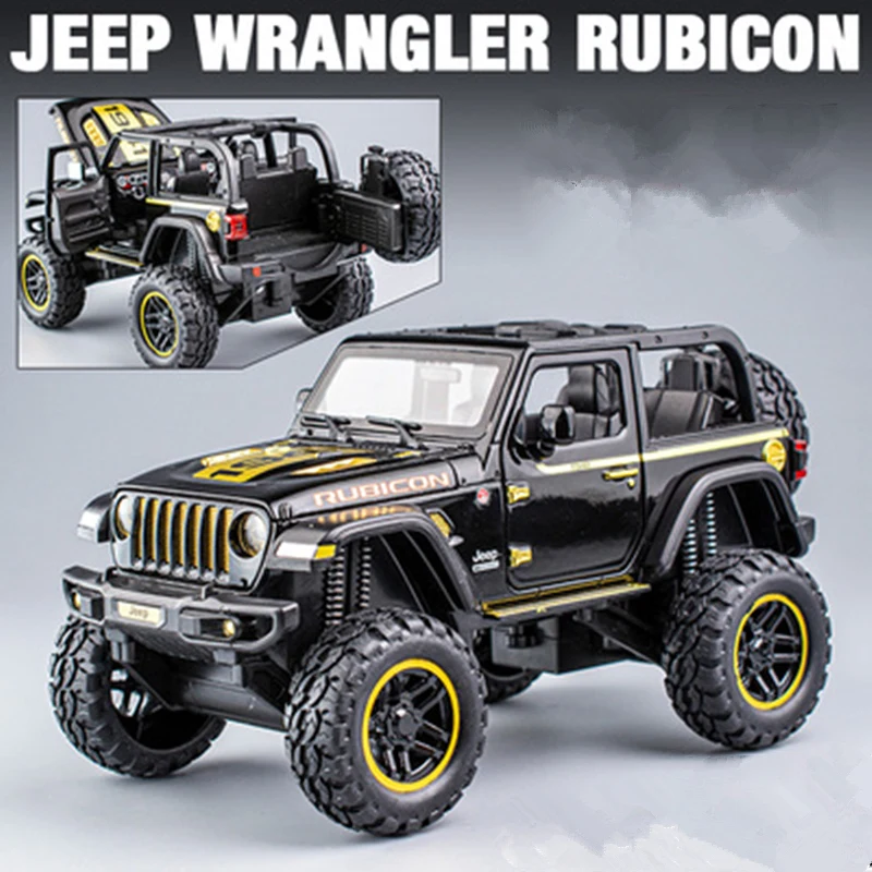 Diecast 1:20 Jeep Wrangler Rubicon Model 10 Diecast 1:20 Jeep Wrangler Rubicon Model - Image 10