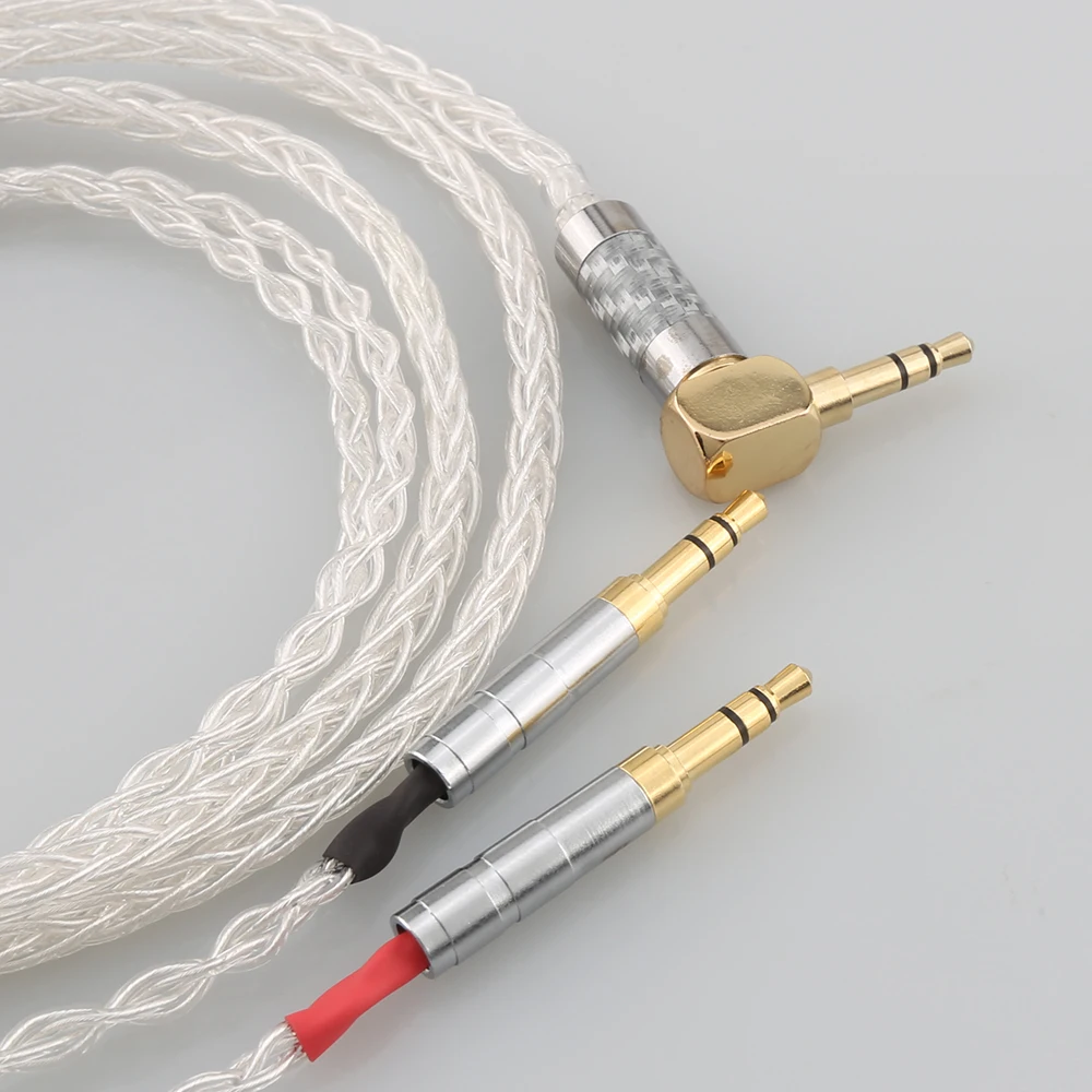 Premium Silver Audio Cable with Multiple Connectors 3 Premium Silver Audio Cable with Multiple Connectors - Image 3