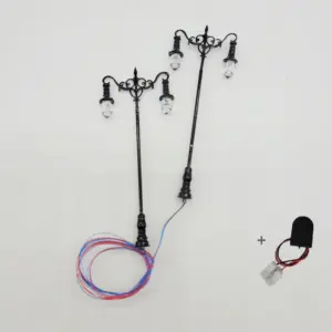 European-Style Miniature Garden Lamp for Dioramas 14 H47762b843f664bbeb0dd13652aad5a4d7