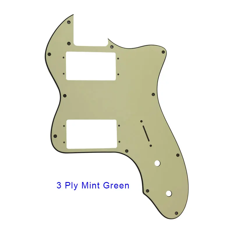 13-Hole Tele Thinline Pickguard for Humbuckers 4 13-Hole Tele Thinline Pickguard for Humbuckers - Image 4