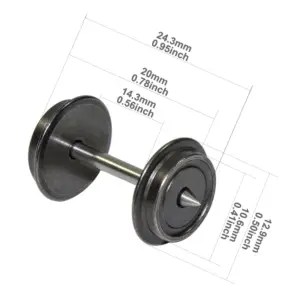 High-Quality HO Scale Metal Wheelsets (12 pcs) 7 H48c7c2060dde42a9b889de324e4d73a1j
