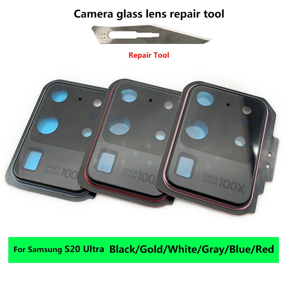 Galaxy S20 Series Rear Camera Lens Cover Replacement 3 Galaxy S20 Series Rear Camera Lens Cover Replacement - Image 3