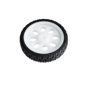 Black Rubber Robot Wheels with Yellow Hubs 9 H49e17967aa374c7587a69c62ac825912w