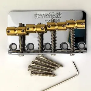 Wilkinson WBBC Bass Guitar Bridge in Chrome, Black, or Gold 15 H4d3de9f42e1d4317bc13cfdae9c97d33m