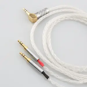 Premium Silver Audio Cable with Multiple Connectors 10 H4d5cc886f56848f5bf7b351d08f7806f2
