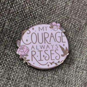 Inspirational Copper Brooch with Quote 9 H4e586133b1cf43f684f0a160fe764ce3v