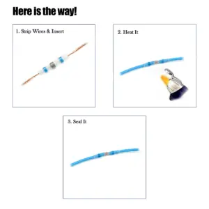 Waterproof Solder Seal Heat Shrink Connectors Set 15 H50247d8602e94803acef24e4d74fad68X